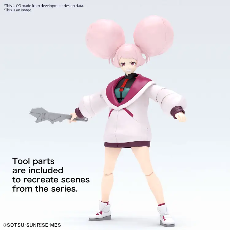 GUNDAM - Figurka standardowa Chuatury Panlunch - Zestaw modelarski