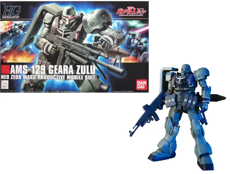 GUNDAM - 1/144 HGUC GEARA ZULU - Zestaw modelarski