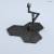 GUNDAM - Zestaw modelarski - ACTION BASE 4 BLACK