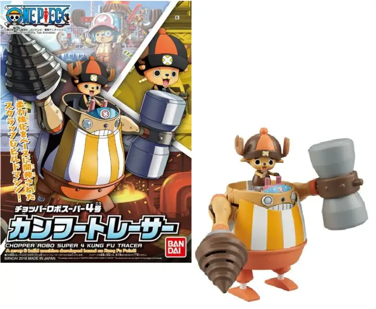 JEDEN MODEL - Zestaw modelarski - Chopper Robo Super 4 Kung Fu Tracer - 10 CM