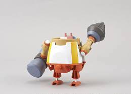 JEDEN MODEL - Zestaw modelarski - Chopper Robo Super 4 Kung Fu Tracer - 10 CM