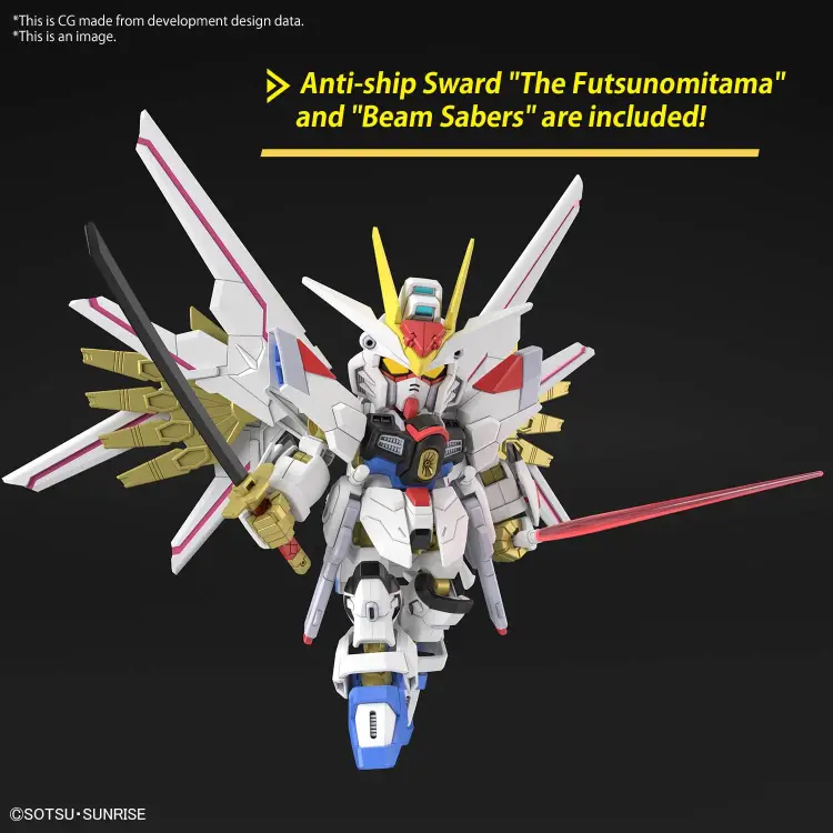 GUNDAM - SD Gundam Cross Silhouette Mighty Strike Freedom - Zestaw modelarski