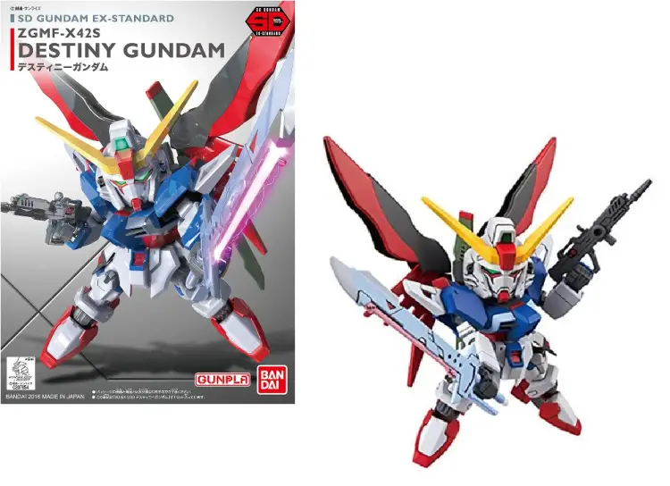 GUNDAM - SD Gundam Ex-Standard Destiny Gundam - Zestaw modelarski