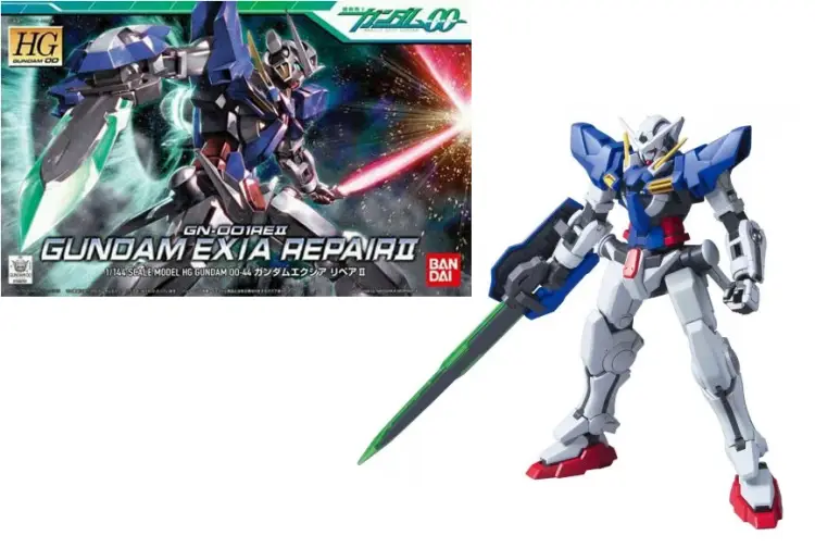 GUNDAM - HG 1/144 00 GN-001RE II Gundam Exia Repair II - Zestaw modelarski