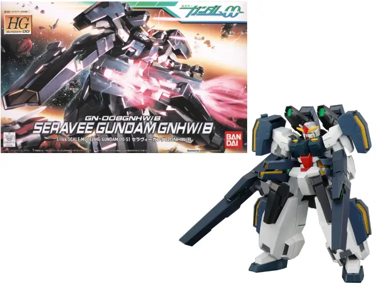 GUNDAM - HG 1/44 Seravee Gundam GNHW/B - Zestaw modelarski - 13 cm
