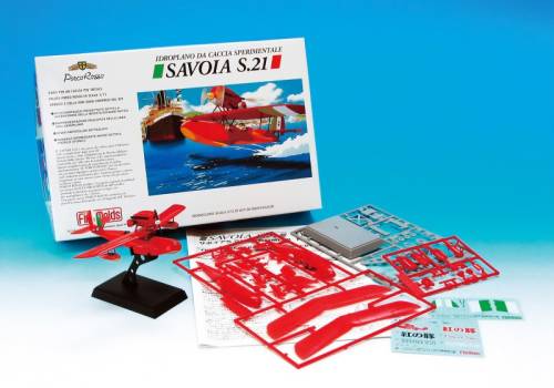 PORCO ROSSO - Savoia S.21 Prototype - Zestaw modelarski do malowania 1/72