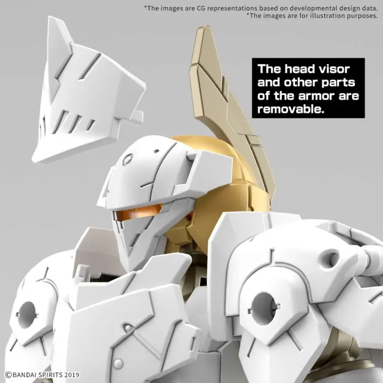 GUNDAM - 30MM 1/144 EXM-A9rk SPINATIO - Zestaw modelarski
