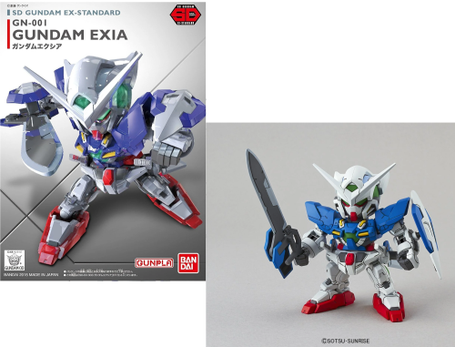 GUNDAM - SD Gundam EX-Standard 003 Gundam Exia - Zestaw modelarski