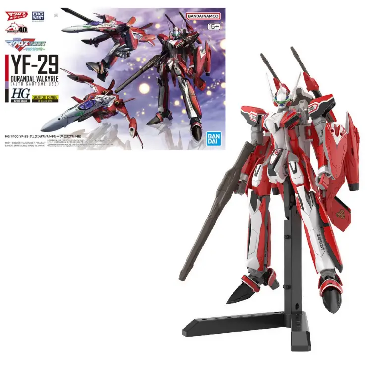 MACROSS - HG 1/100 YF-29 Durandal Valkyrie (Alto Saotome) - Zestaw modelarski