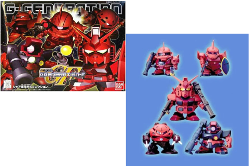 GUNDAM - GG Char's Customize MS Collection - Zestaw modelarski