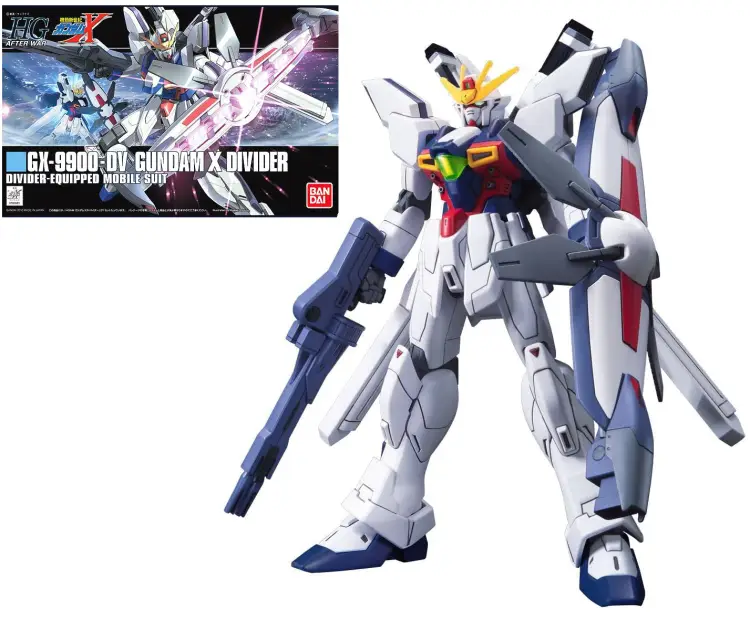 GUNDAM - 1/144 HGUC GUNDAM X D.V. - Zestaw modelarski