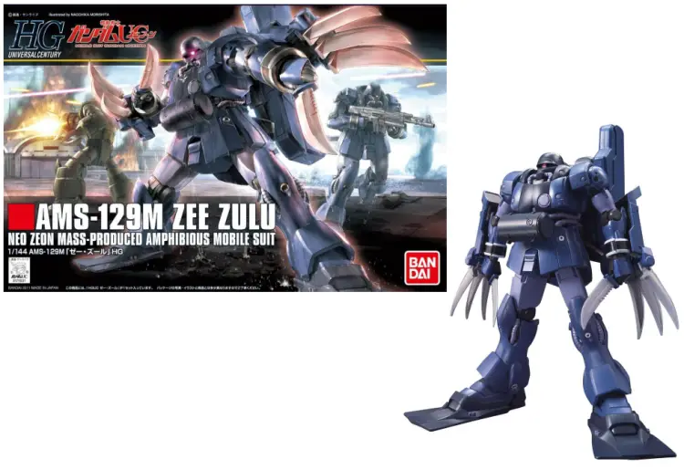 GUNDAM - 1/144 HGUC ZEE ZULU - Zestaw modelarski