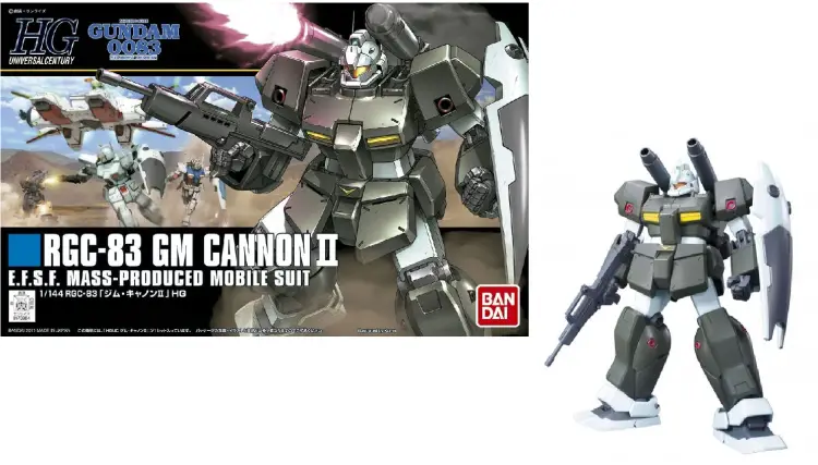 GUNDAM - HGUC 1/144 GM Cannon II - Zestaw modelarski