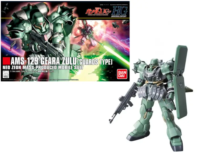GUNDAM - HGUC 1/144 Geara Zulu (typ ochroniarza) - Zestaw modelarski