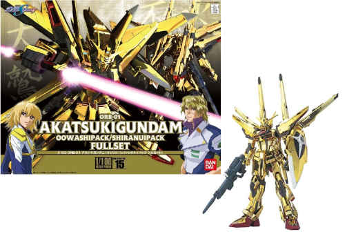 GUNDAM - 1/100 Destiny ORB-01 Akatsuki Oowashi/Shiranui - Zestaw modelarski
