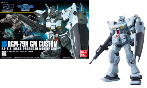 GUNDAM - HGUC 1/144 GM Custom - Zestaw modelarski