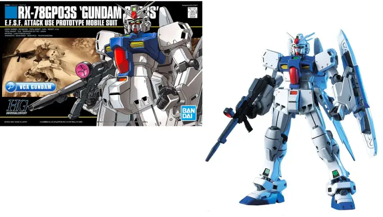 GUNDAM - HGUC 1/144 RX-78GP03S Gundam - Zestaw modelarski