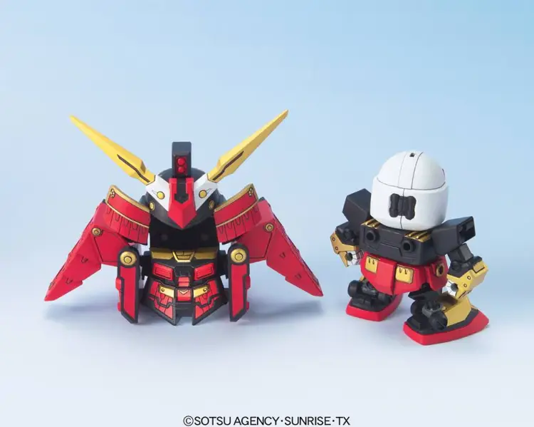 GUNDAM - BB267 Rekka Musha Gundam - Zestaw modelarski