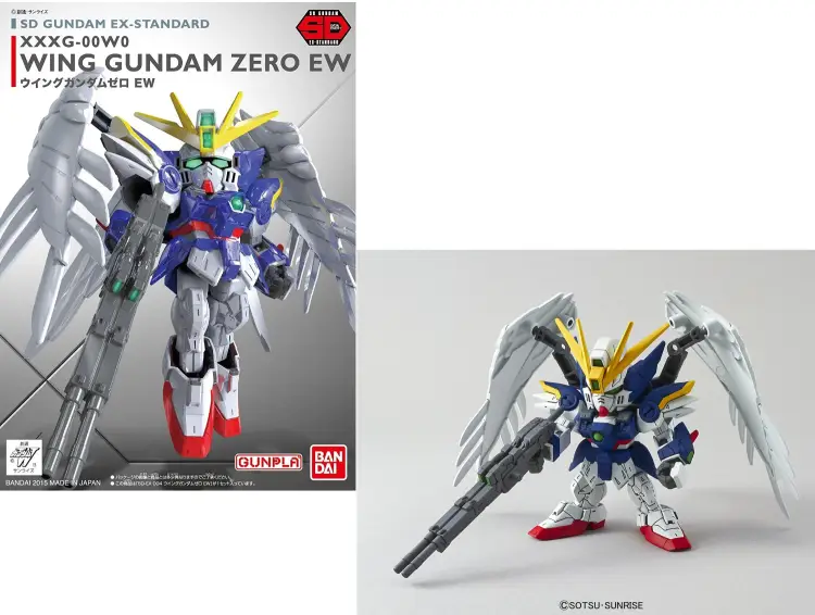 GUNDAM - SD Gundam EX-Standard 004 Wing Gundam Zero (EW) - Zestaw modelarski