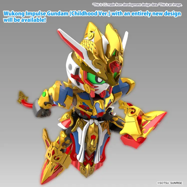 GUNDAM - Zestaw modelarski SDW Heroes Revival ofHeroes Wukong & Sanzang Gundam