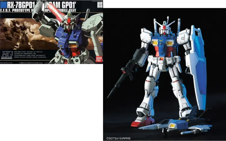 GUNDAM - HGUC 1/144 RX-78 GP01 Zephyranthes - Zestaw modelarski