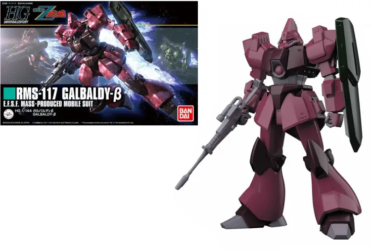 GUNDAM - HGUC RMS-117 Galbaldy-B 1/144 - Zestaw modelarski