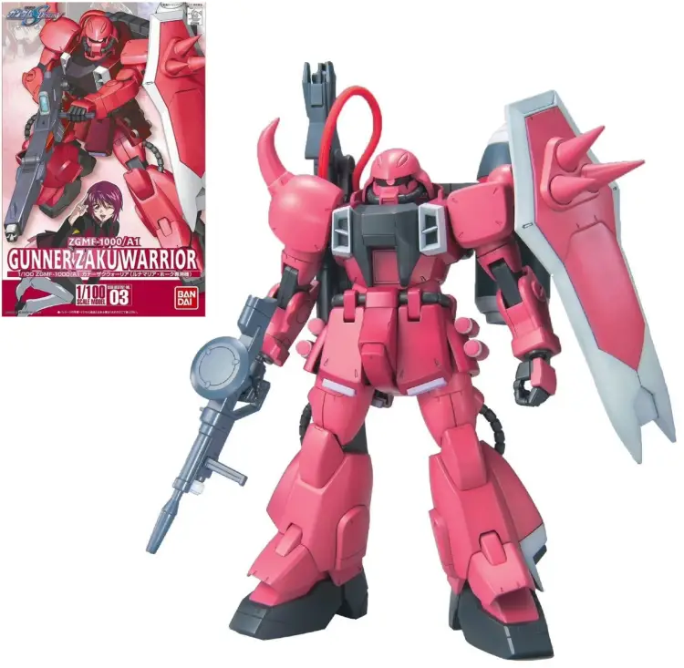 GUNDAM - Gundam Zaku Warrior 'Lunamaria Hawke' 1/100 - Zestaw modelarski