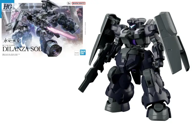 GUNDAM CZAROWNICA Z MERKURY - HG 1/44 Dilanza Sol - Zestaw modelarski