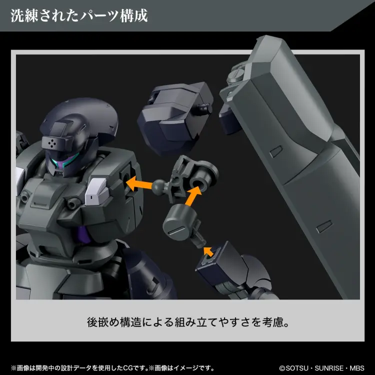 GUNDAM CZAROWNICA Z MERKURY - HG 1/44 Dilanza Sol - Zestaw modelarski