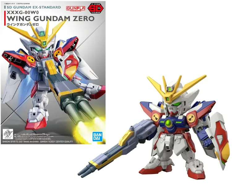 GUNDAM - SD Gundam Ex-Standard Wing Gundam Zero - Zestaw modelarski