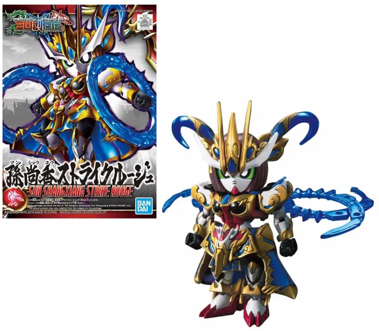 GUNDAM - SD Sangoku Soketsuden Sun Shangxiang Strike Rouge - Zestaw modelarski