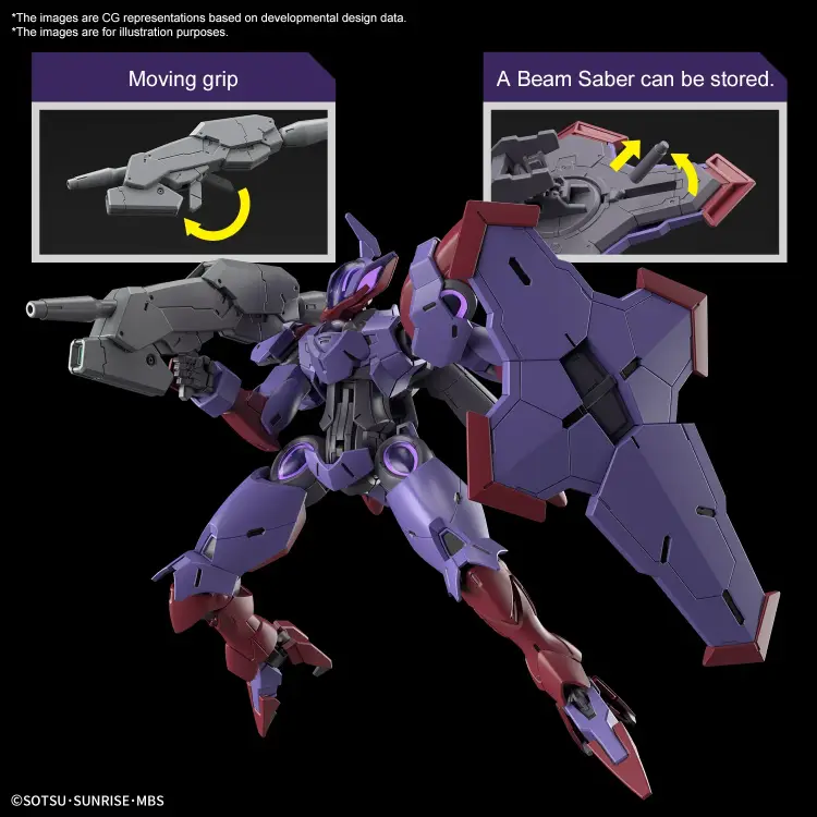 CZAROWNICA Z MERKURY - HG 1/144 Beguir-Pente - Zestaw modelarski