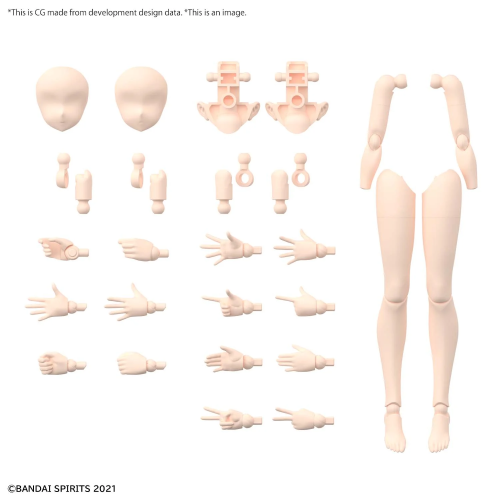 30MS - Opcja 30MS Części ciała Części ramion i nóg (kolor B) - Zestaw modelarski