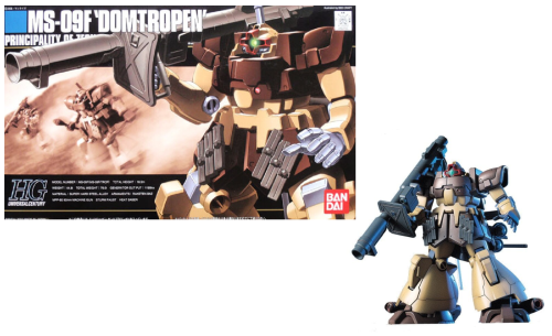 GUNDAM - HGUC 1/144 MS-09F Domtropen (piaskowy brąz) - Zestaw modelarski