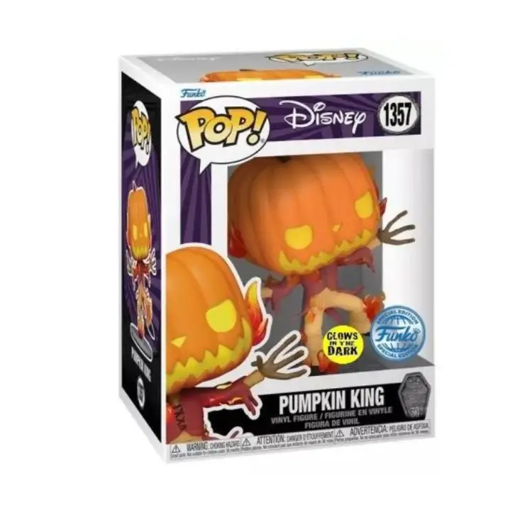 Funko POP! Disney: Nightmare Before Christmas - Pumpkin King (GITD) #1357