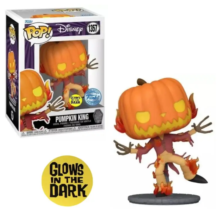 Funko POP! Disney: Nightmare Before Christmas - Pumpkin King (GITD) #1357