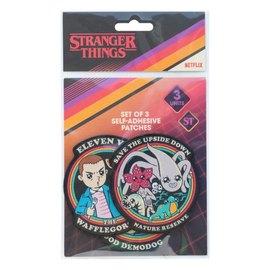 STRANGER THINGS - Postacie - Zestaw 3 naprasowanek