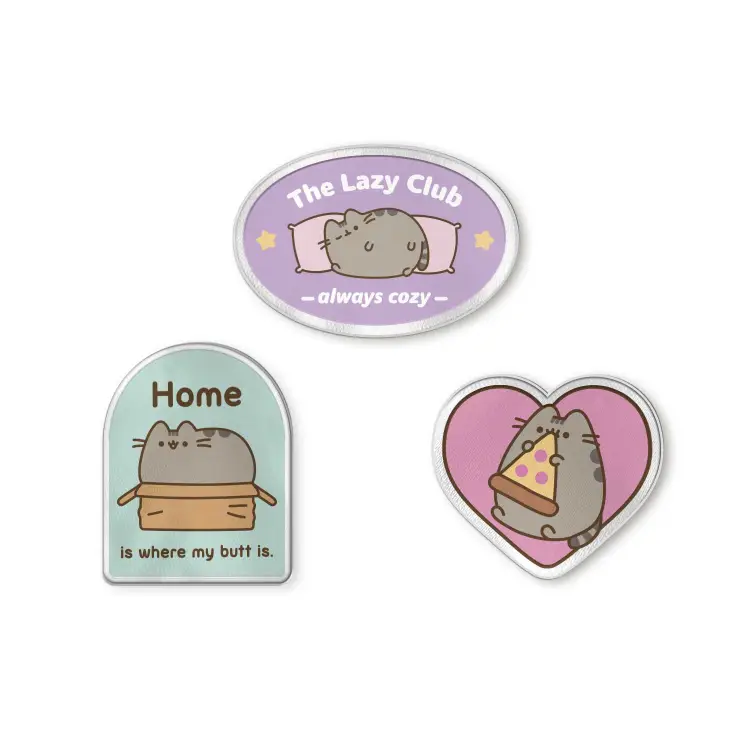 PUSHEEN - Zestaw 3 naprasowanek