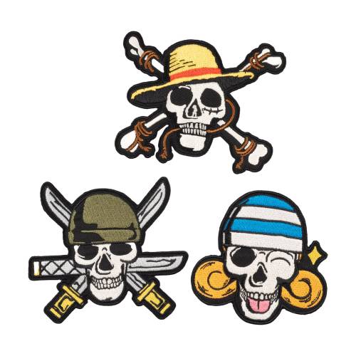 ONE PIECE NETFLIX - Zestaw 3 naprasowanek