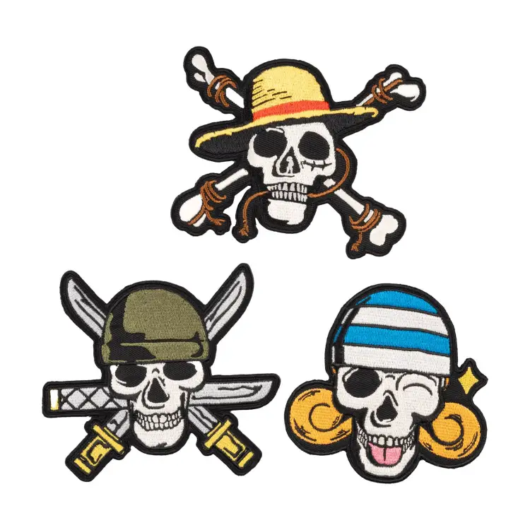 ONE PIECE NETFLIX - Zestaw 3 naprasowanek