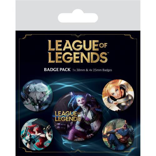LEAGUE OF LEGENDS - Pakiet 5 odznak
