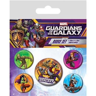 GWARDIANS OF THE GALAXY - Postacie - Pakiet 5 odznak