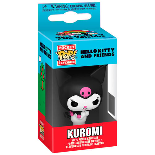 HELLO KITTY - Kieszonkowy brelok do kluczy - Kuromi