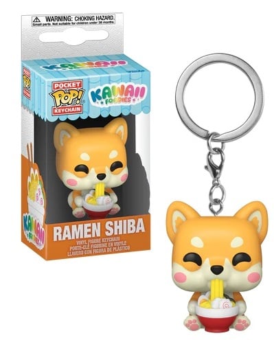 KAWAII FOODIES - Kieszonkowe breloki do kluczy - Ramen Shiba