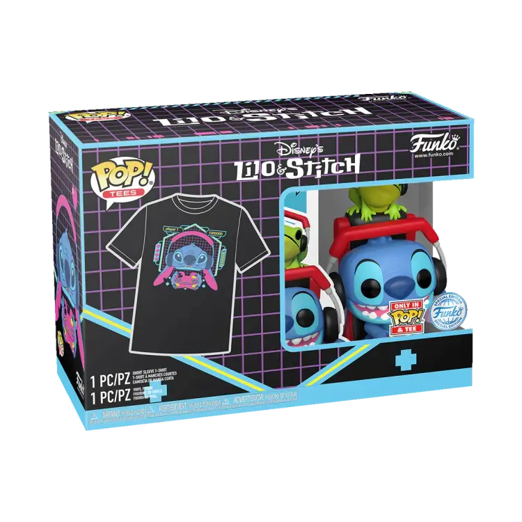 LILO STITCH - POP N° XXX - Gmr Stitch z żabotem + koszulka (M)