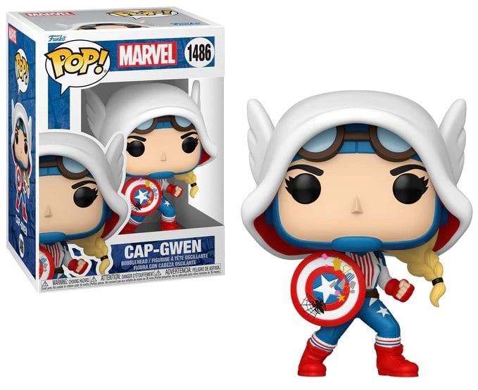 SPIDER-GWEN : GWENVERSE - POP Marvel N° 1486 - Cap-Gwen