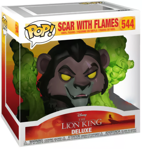 THE LION KING - POP Deluxe N° 544 - Blizna w płomieniach z pościgiem