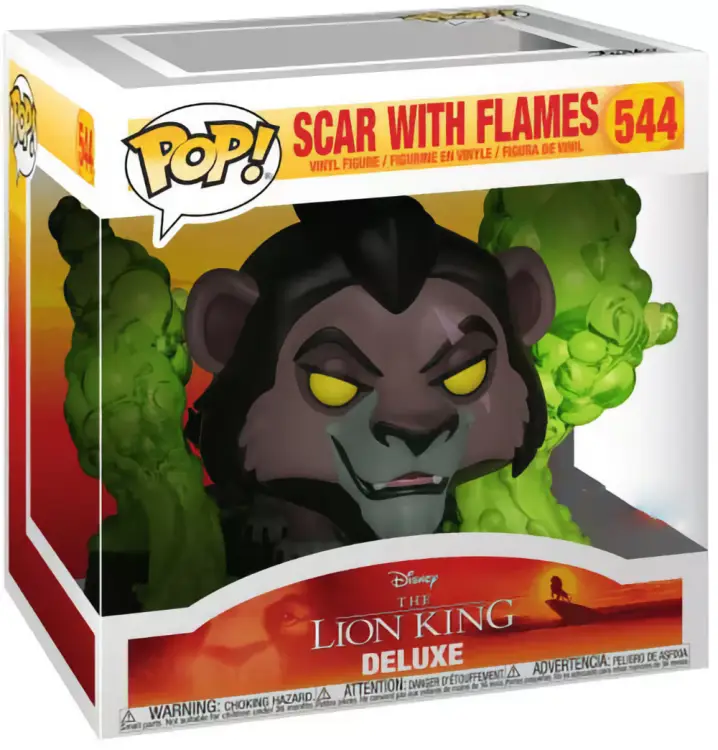 THE LION KING - POP Deluxe N° 544 - Blizna w płomieniach z pościgiem