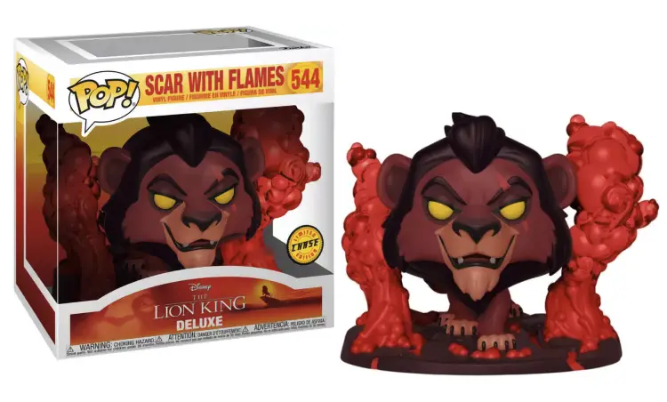 THE LION KING - POP Deluxe N° 544 - Blizna w płomieniach z pościgiem