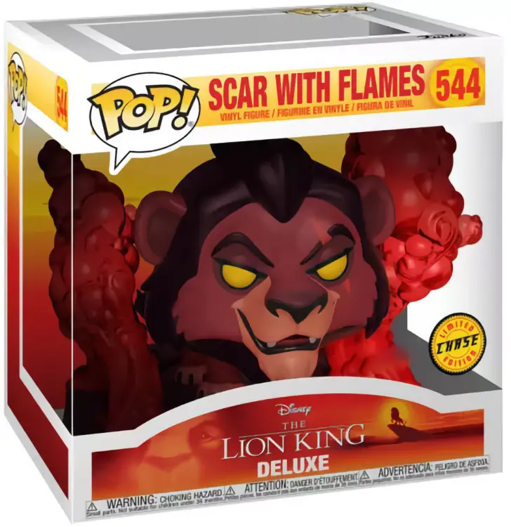 THE LION KING - POP Deluxe N° 544 - Blizna w płomieniach z pościgiem